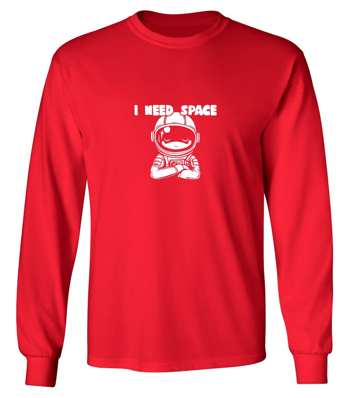 Funny T-Shirts design "I Need Space T-Shirt - Long Sleeve"