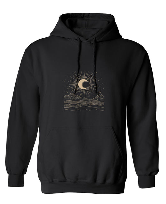 Funny T-Shirts design "Moon Art Graphic T-Shirt - Hoodie"