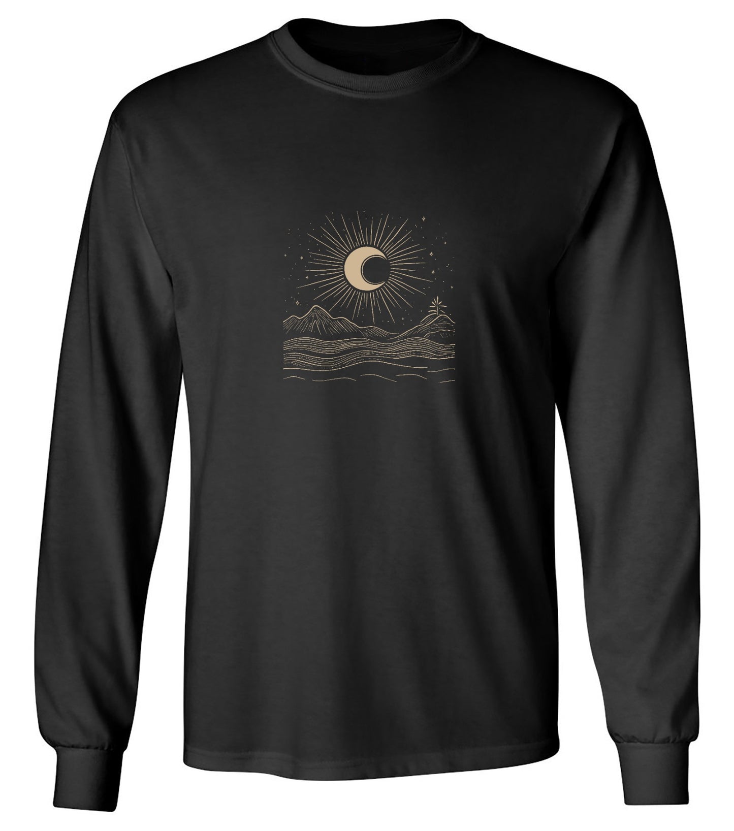 Funny T-Shirts design "Moon Art Graphic T-Shirt"