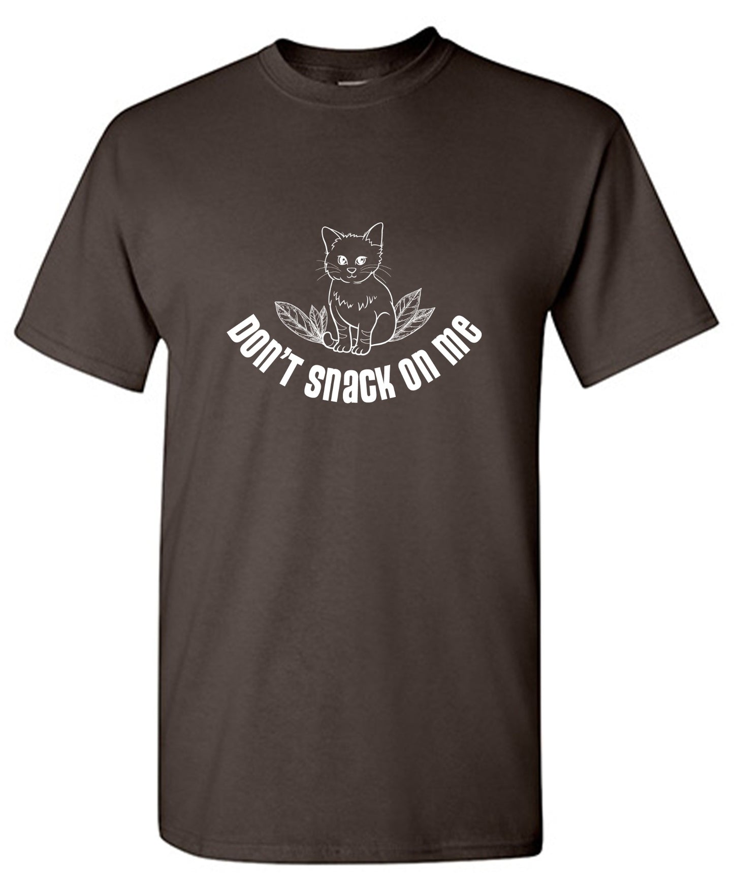Funny T-Shirts design "Don't Snack On Me T-Shirt - Tall Tee"