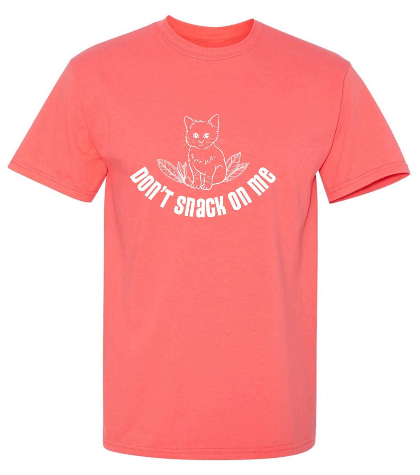 Funny T-Shirts design "Don't Snack On Me T-Shirt - Tall Tee"