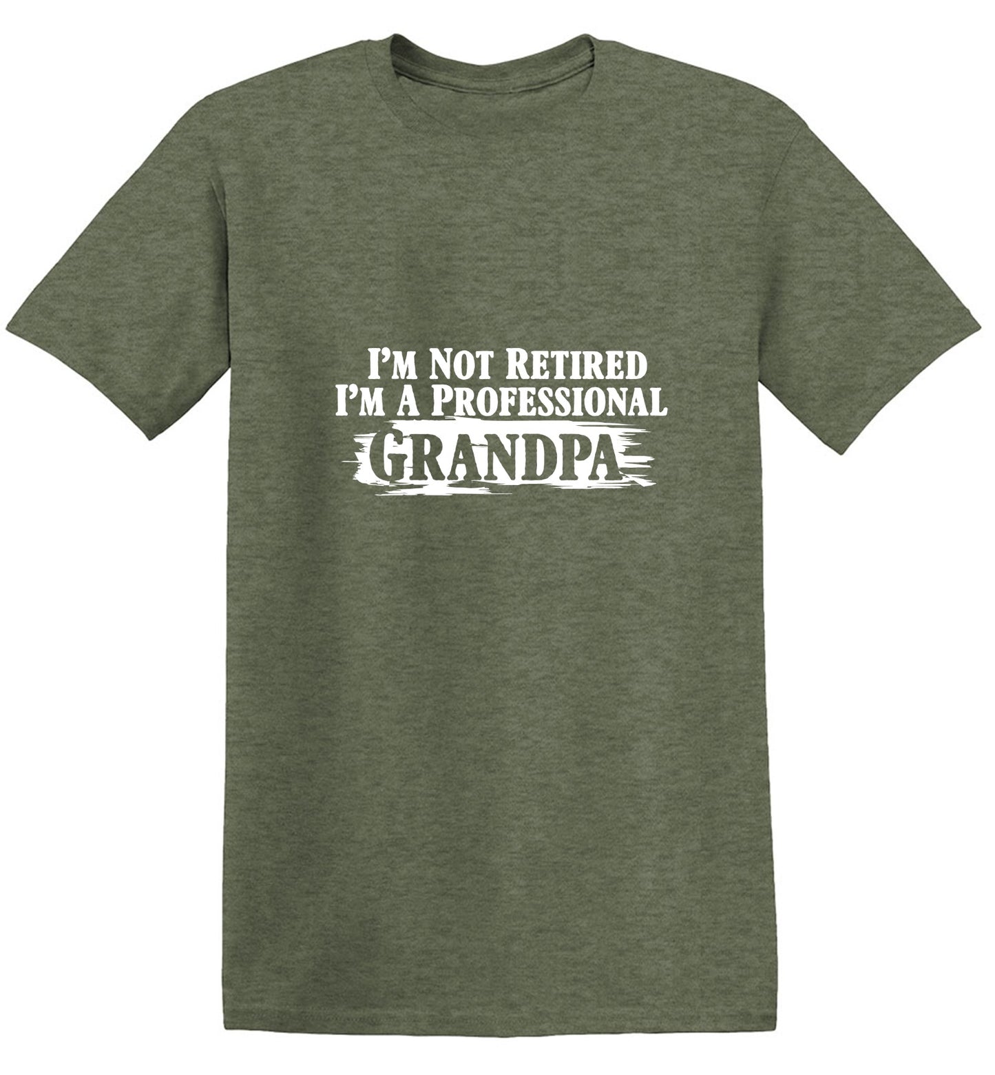 Funny T-Shirts design "I'm Not Retired I'm a Professional Grandpa T-Shirt"