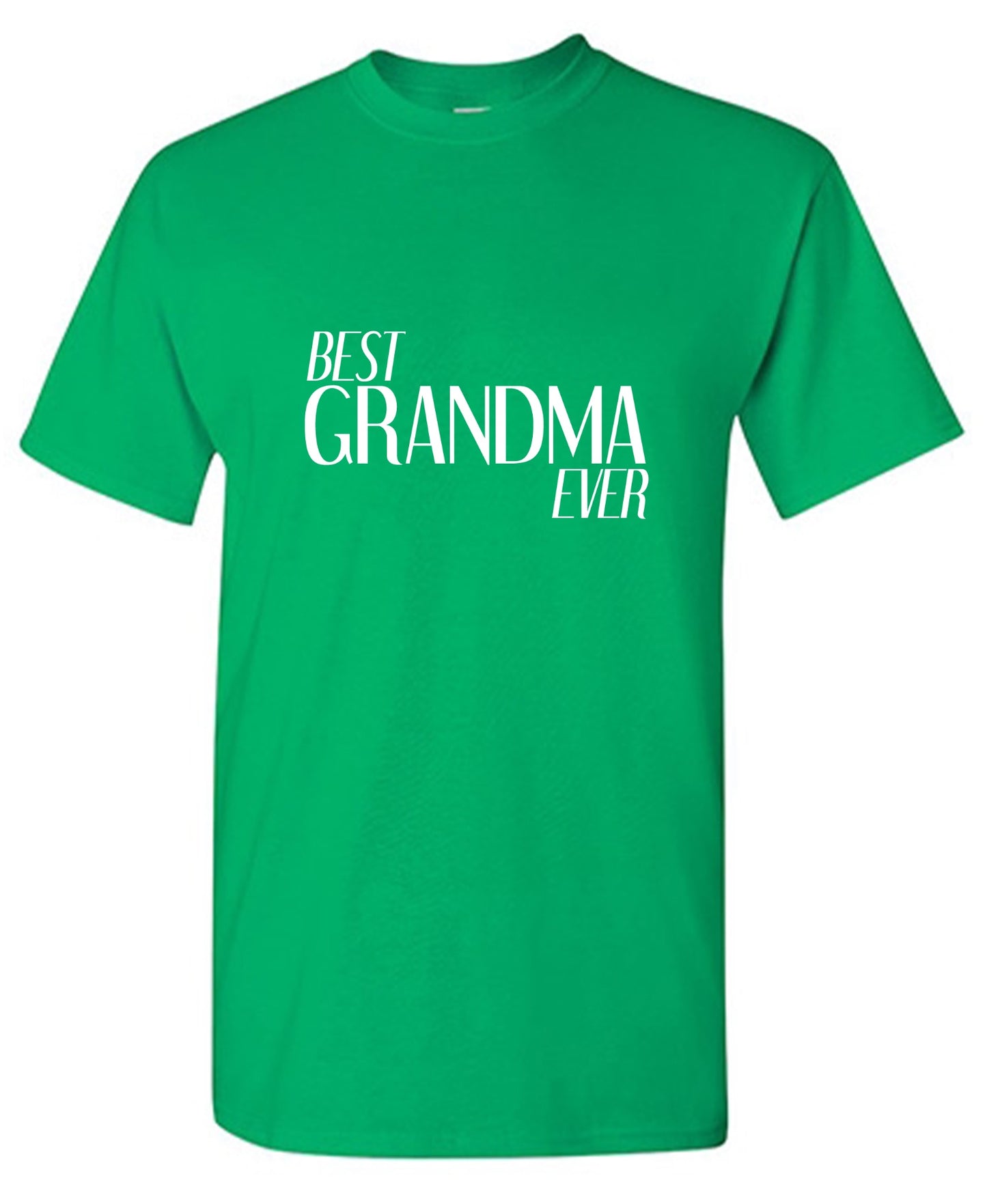 Funny T-Shirts design "Best Grandmother Ever T-Shirt - Ring Spun Tee"
