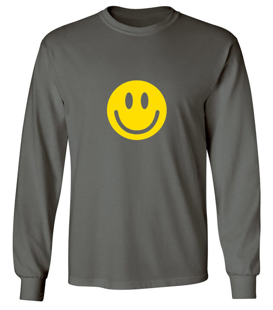 Funny T-Shirts design "Smile Face - Long Sleeve"