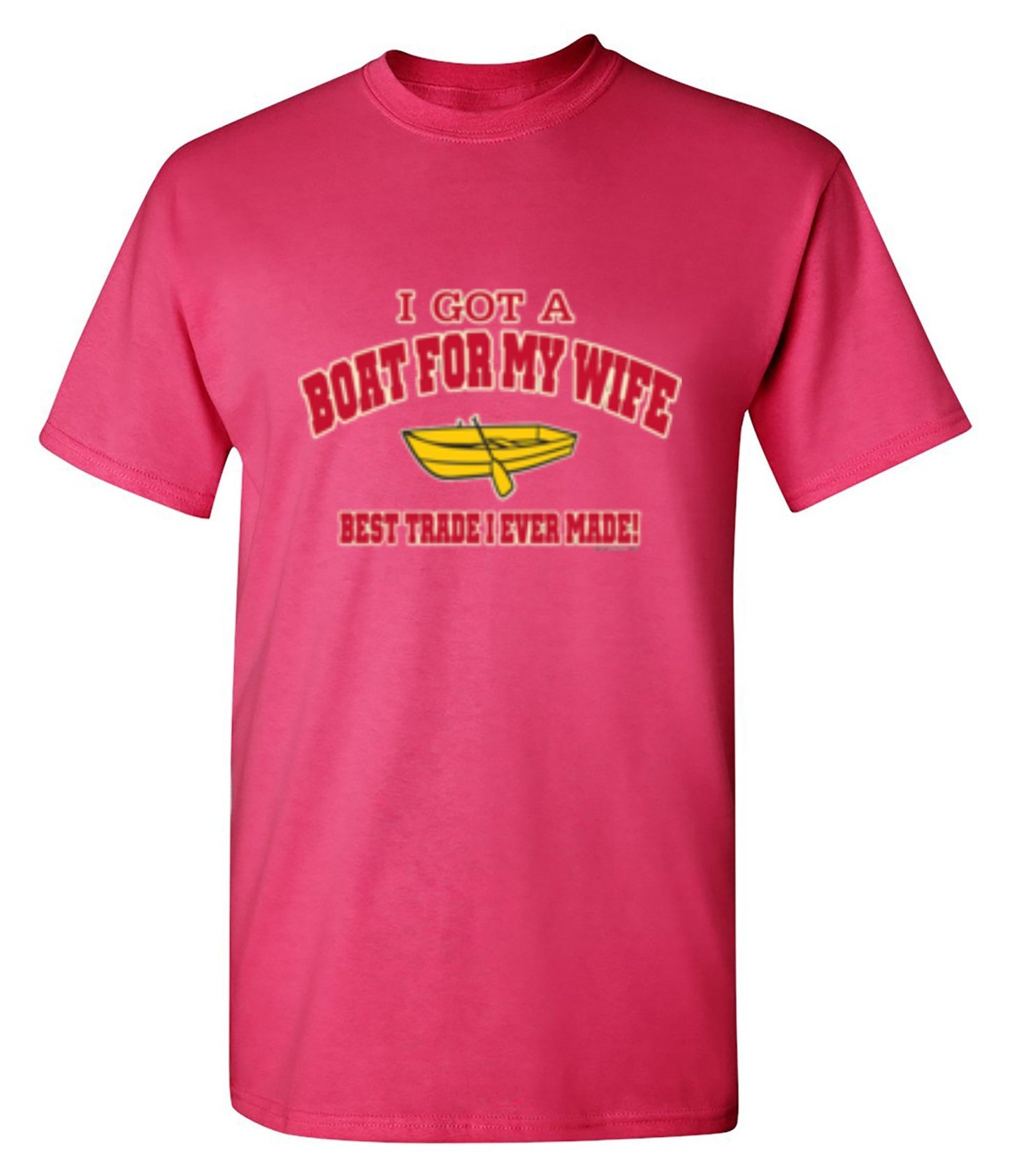 Funny T-Shirts design "I Got A Boat For My Wife. Best Trade I Ever Made! - Youth"