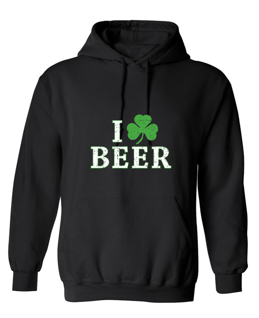 Funny T-Shirts design "I Love Beer - Hoodie"