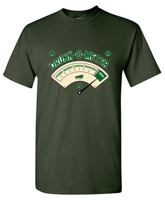 Funny T-Shirts design "Drunk-O-Meter T-Shirt"