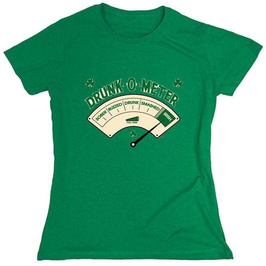 Funny T-Shirts design "Drunk-O-Meter T-Shirt - Womens"