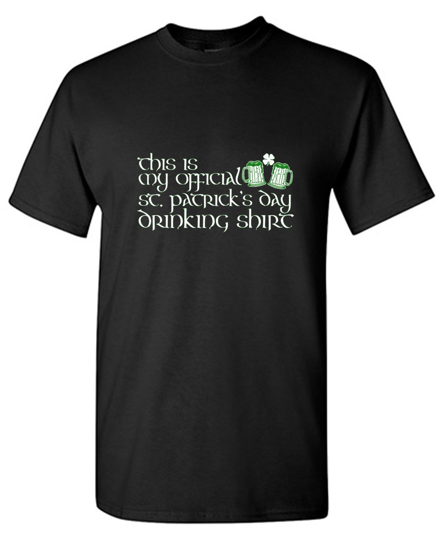 Funny T-Shirts design "This Is My Official St. Patrick's Day Drinking Shirt. - Youth"