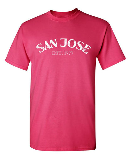 Funny T-Shirts design "San Jose Est. 1777 T-Shirt"