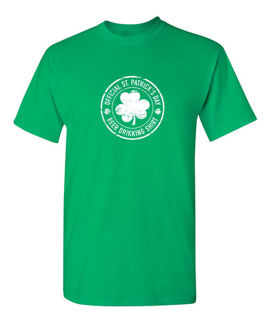 Official St. Patrick's Day Beer Drinking Shirt - Roadkill T-Shirts
