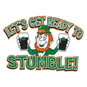 Funny T-Shirts design "Let's Get Ready To Stumble"