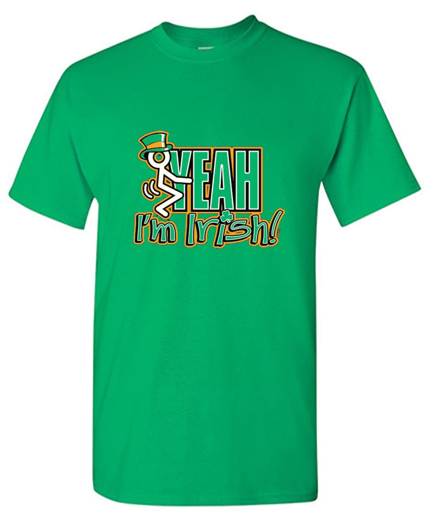 Funny T-Shirts design "Fck Yeah I'm Irish"