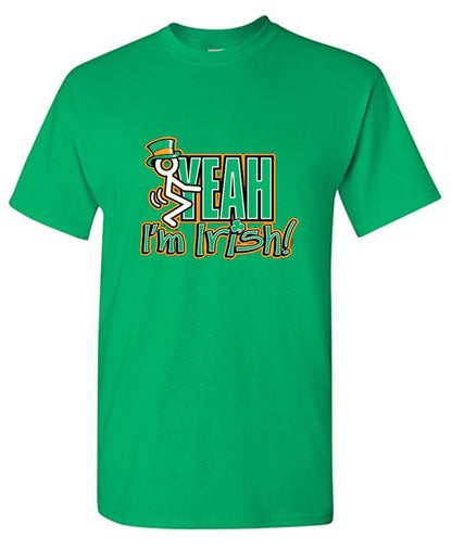 Funny T-Shirts design "Fck Yeah I'm Irish"