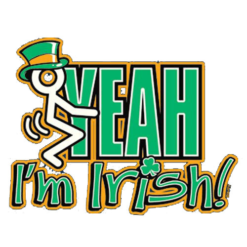 Funny T-Shirts design "Fck Yeah I'm Irish"