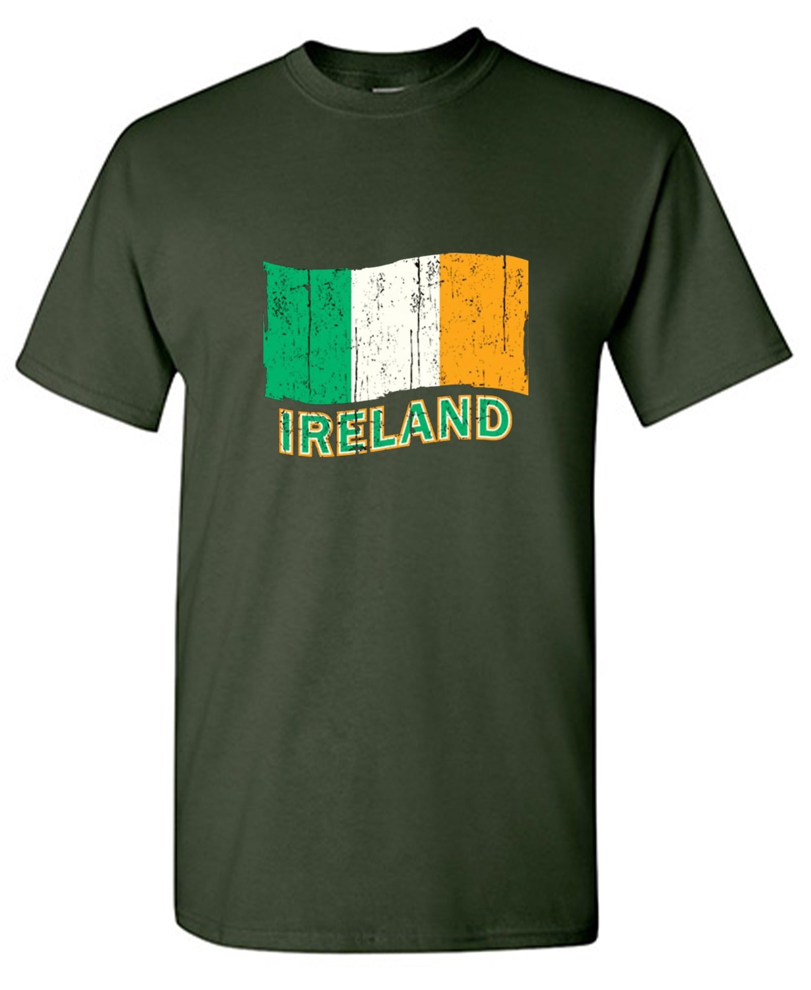 Funny T-Shirts design "Ireland Flag"