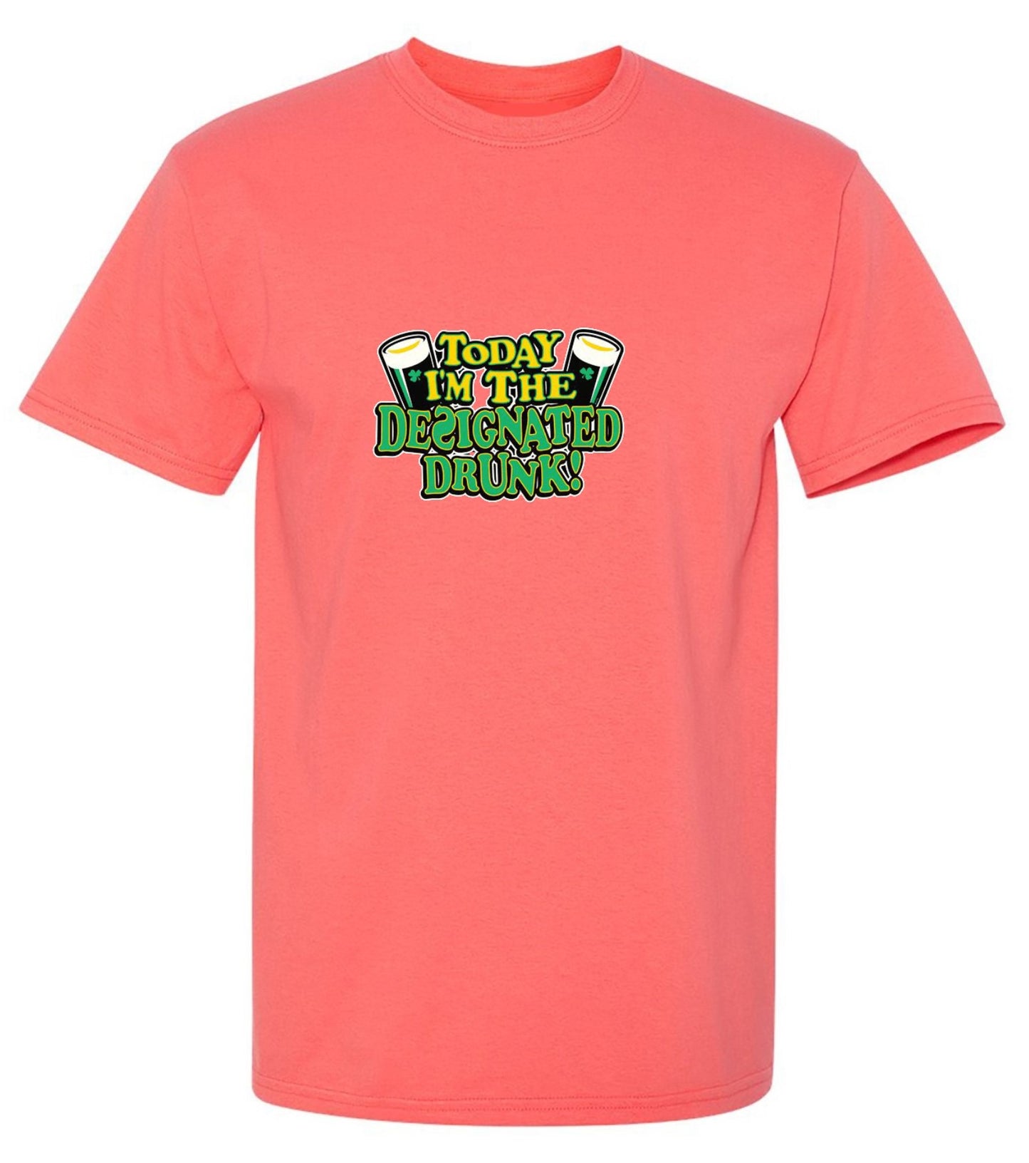 Funny T-Shirts design "Today I'm The Designated Drunk T-Shirt"