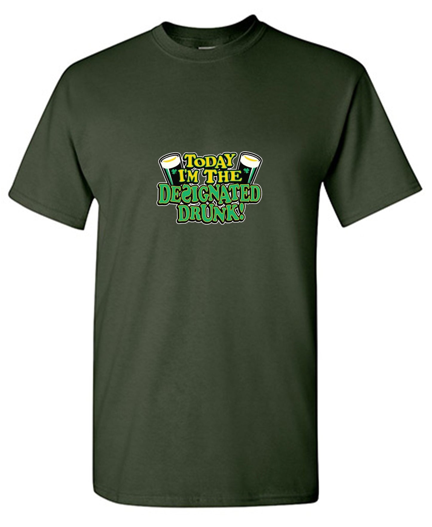 Funny T-Shirts design "Today I'm The Designated Drunk T-Shirt"