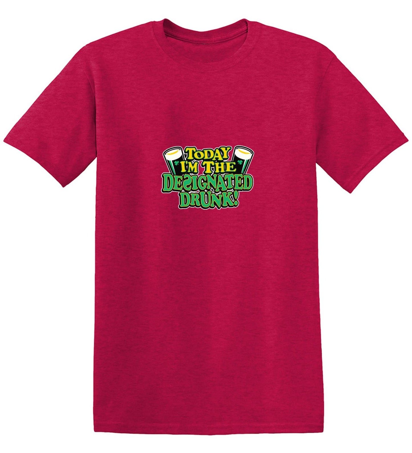 Funny T-Shirts design "Today I'm The Designated Drunk T-Shirt"