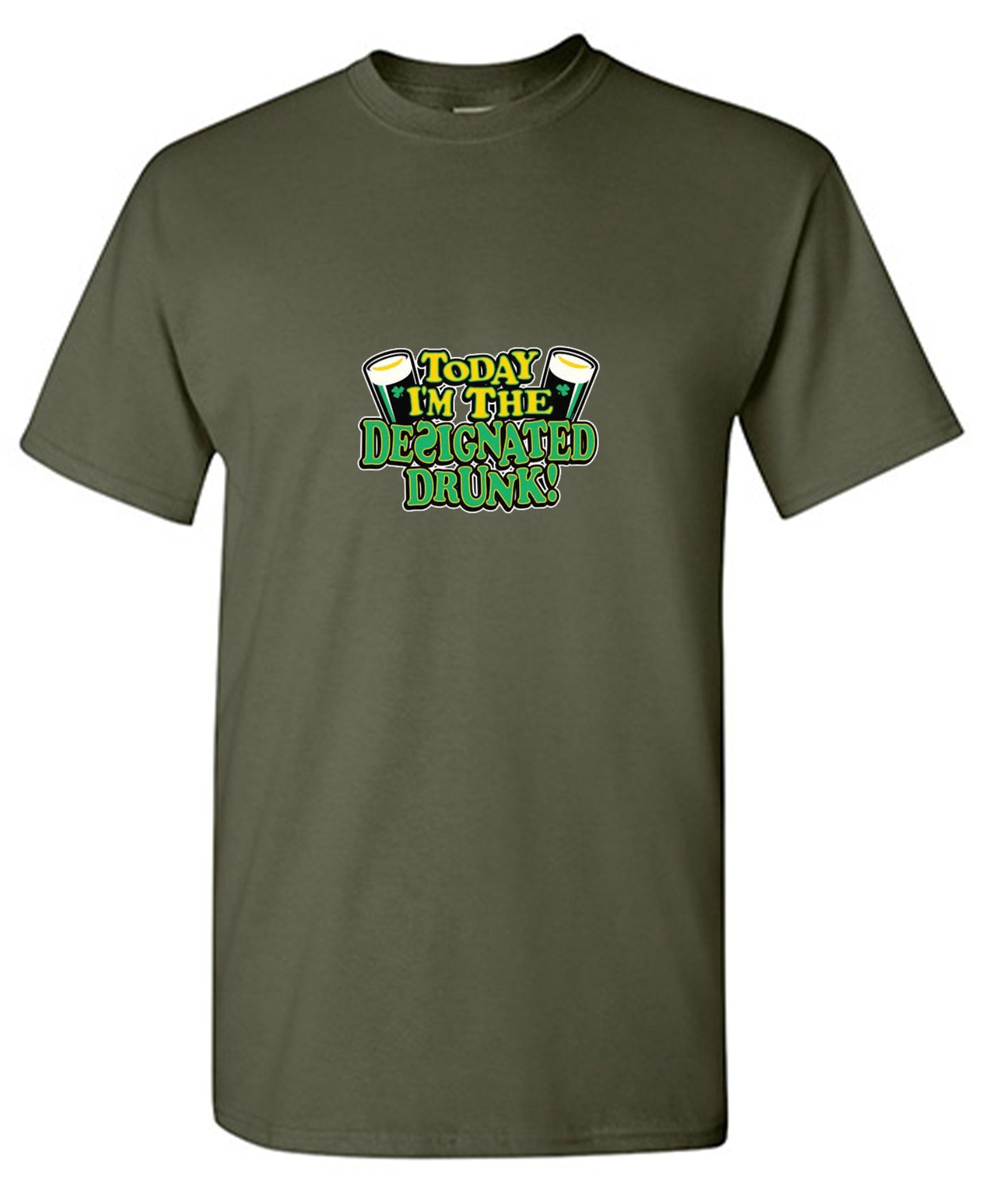 Funny T-Shirts design "Today I'm The Designated Drunk T-Shirt"