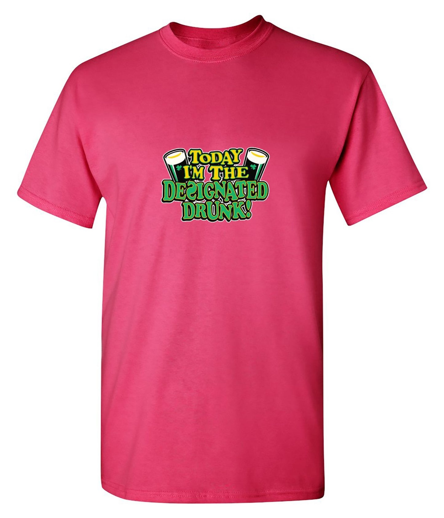 Funny T-Shirts design "Today I'm The Designated Drunk T-Shirt"