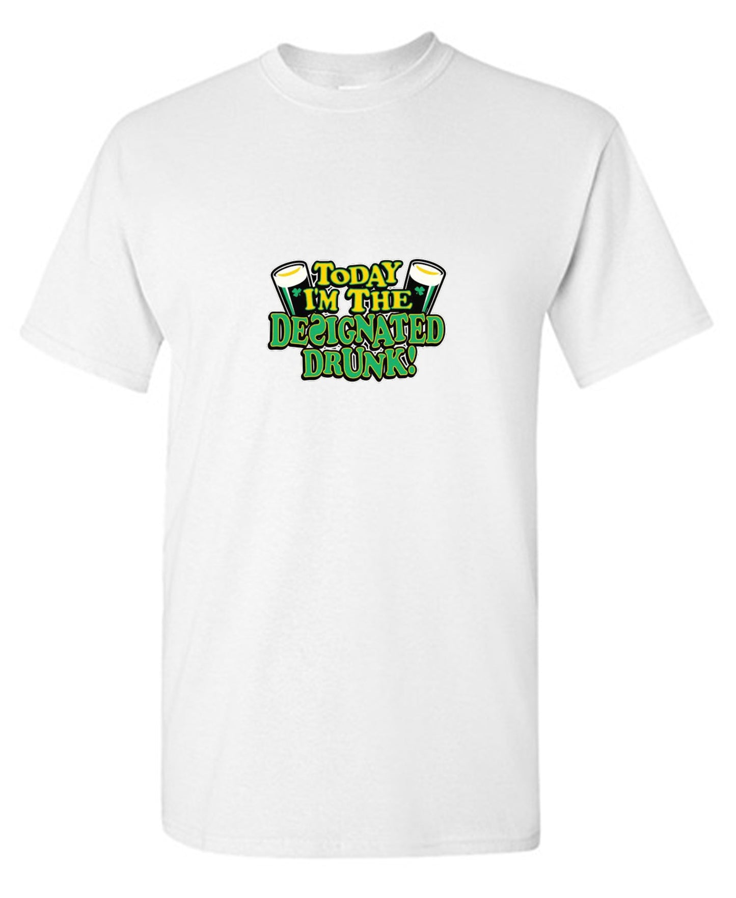 Funny T-Shirts design "Today I'm The Designated Drunk T-Shirt"