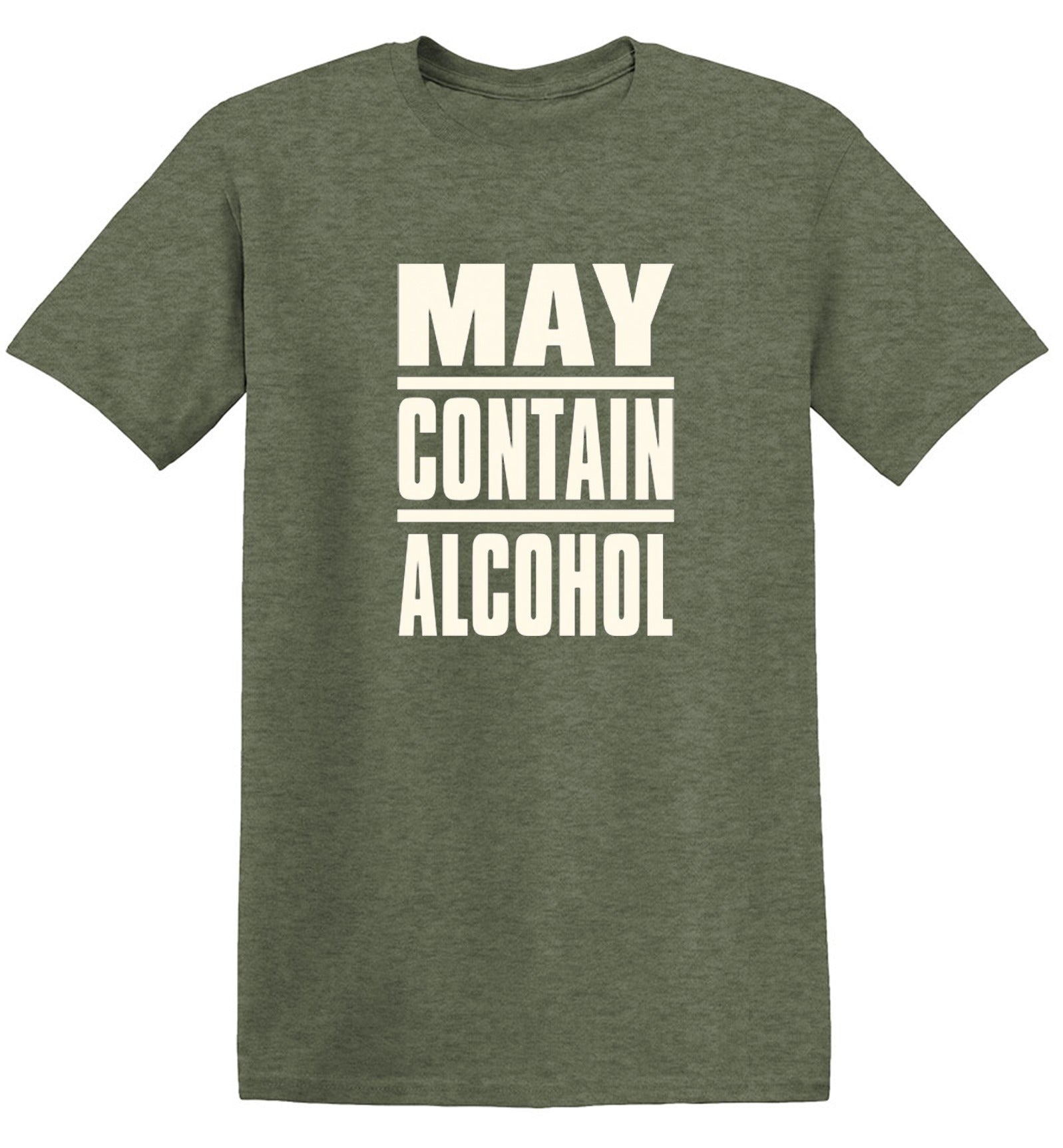 Funny T-Shirts design "May Contain Alcohol"