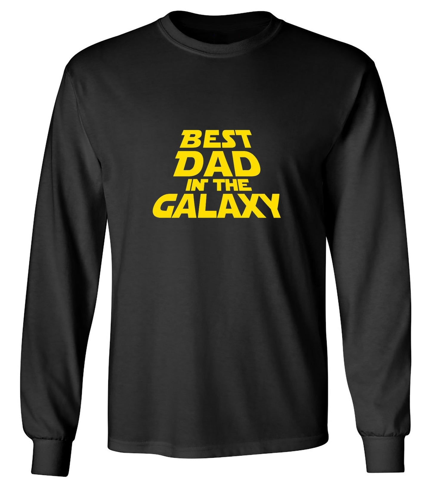 Funny T-Shirts design "Best Dad In The Galaxy T-Shirt - Long Sleeve"