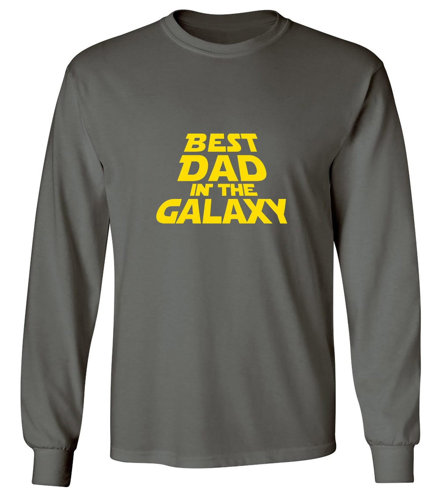 Funny T-Shirts design "Best Dad In The Galaxy T-Shirt - Long Sleeve"