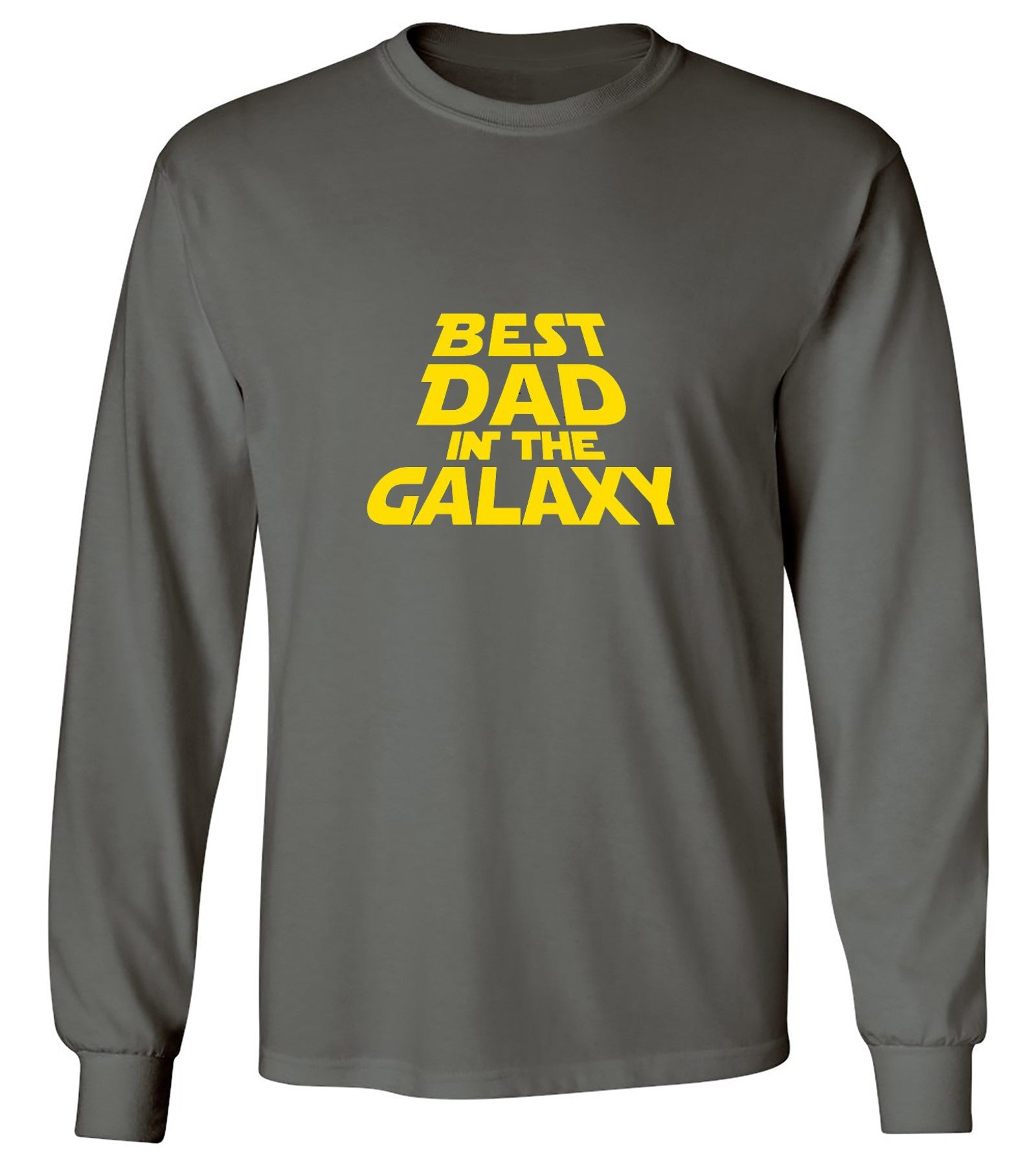 Funny T-Shirts design "Best Dad In The Galaxy T-Shirt - Long Sleeve"