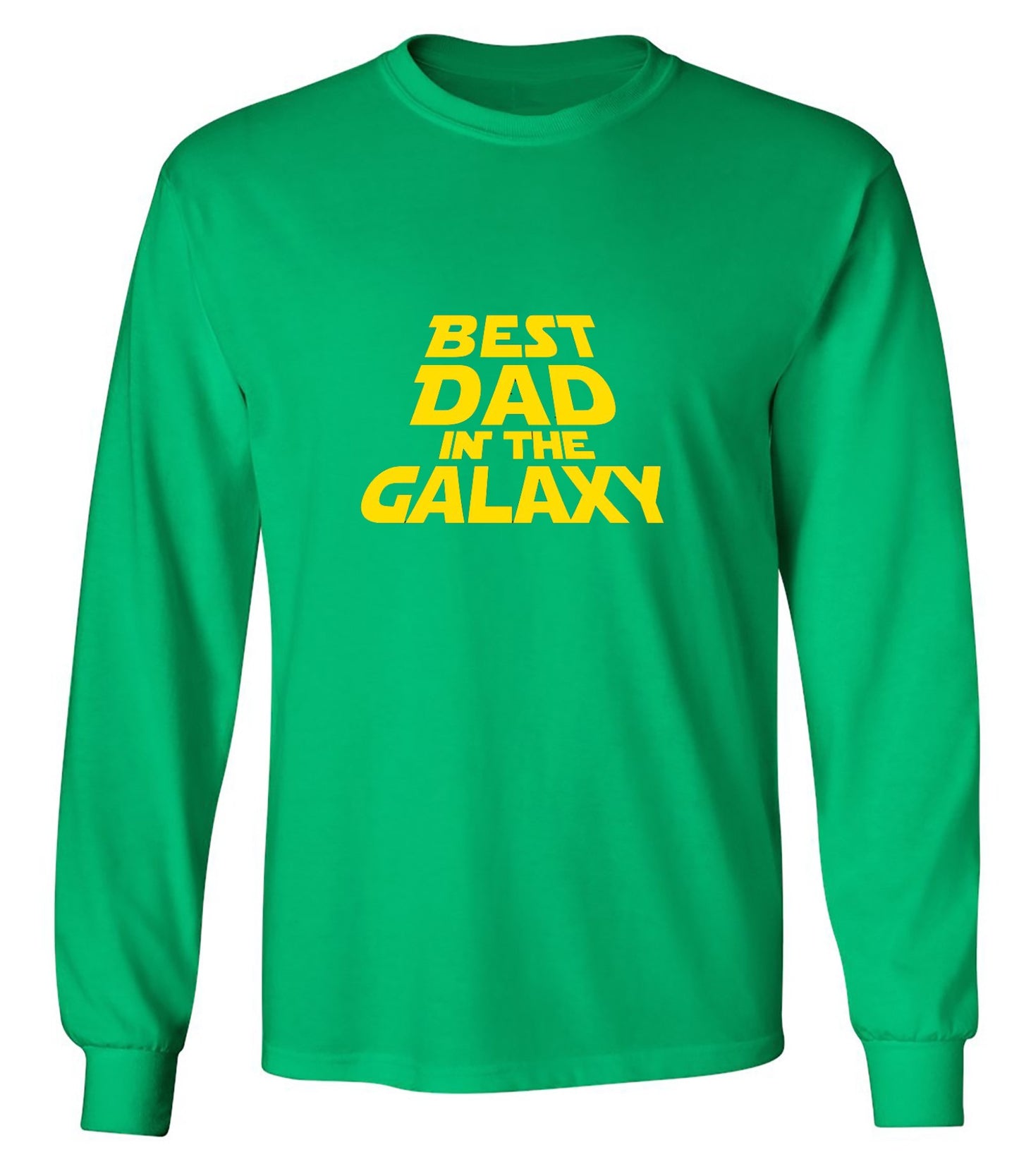 Funny T-Shirts design "Best Dad In The Galaxy T-Shirt - Long Sleeve"