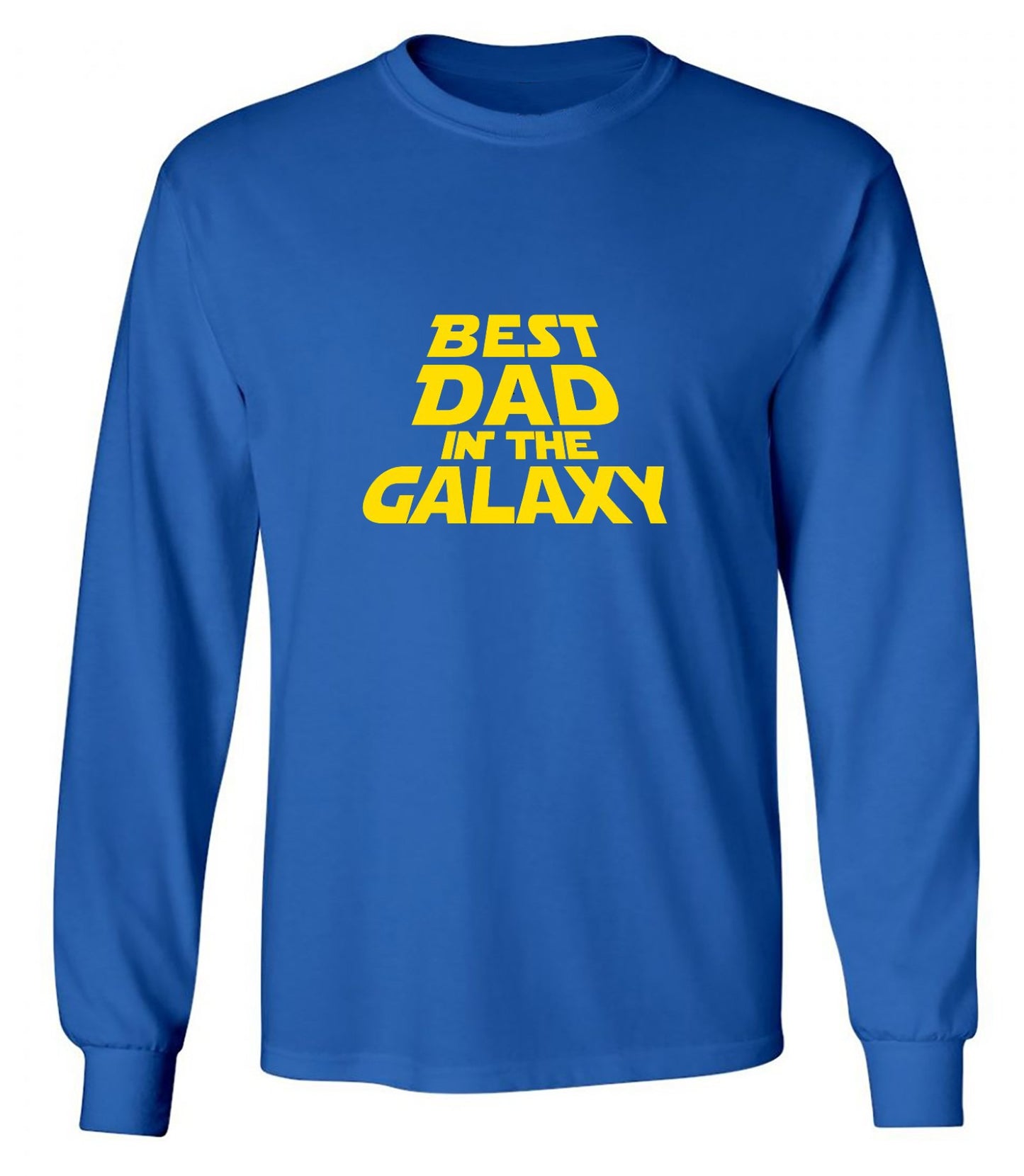 Funny T-Shirts design "Best Dad In The Galaxy T-Shirt - Long Sleeve"