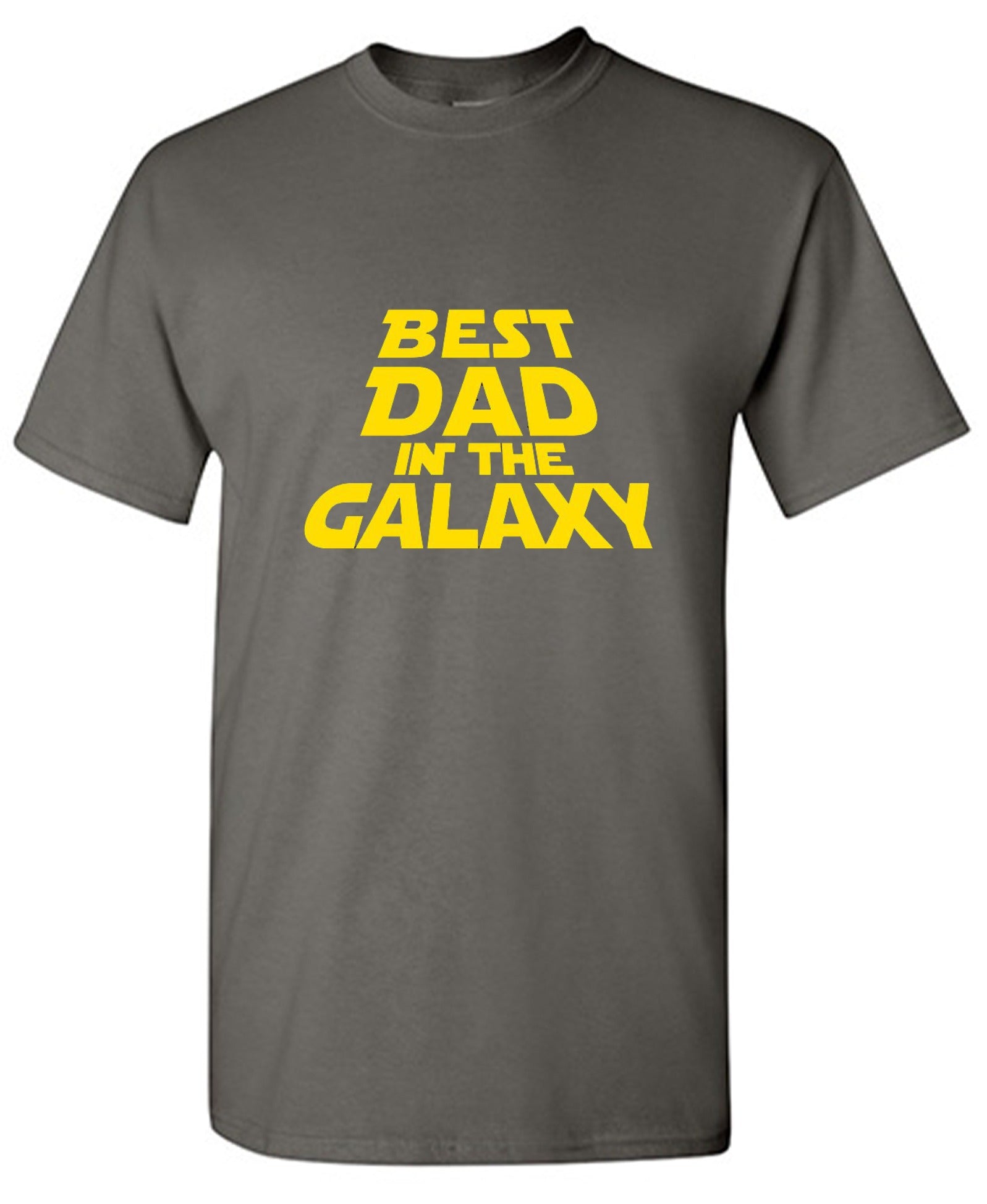 Funny T-Shirts design "Best Dad In The Galaxy T-Shirt - Ring Spun Tee"