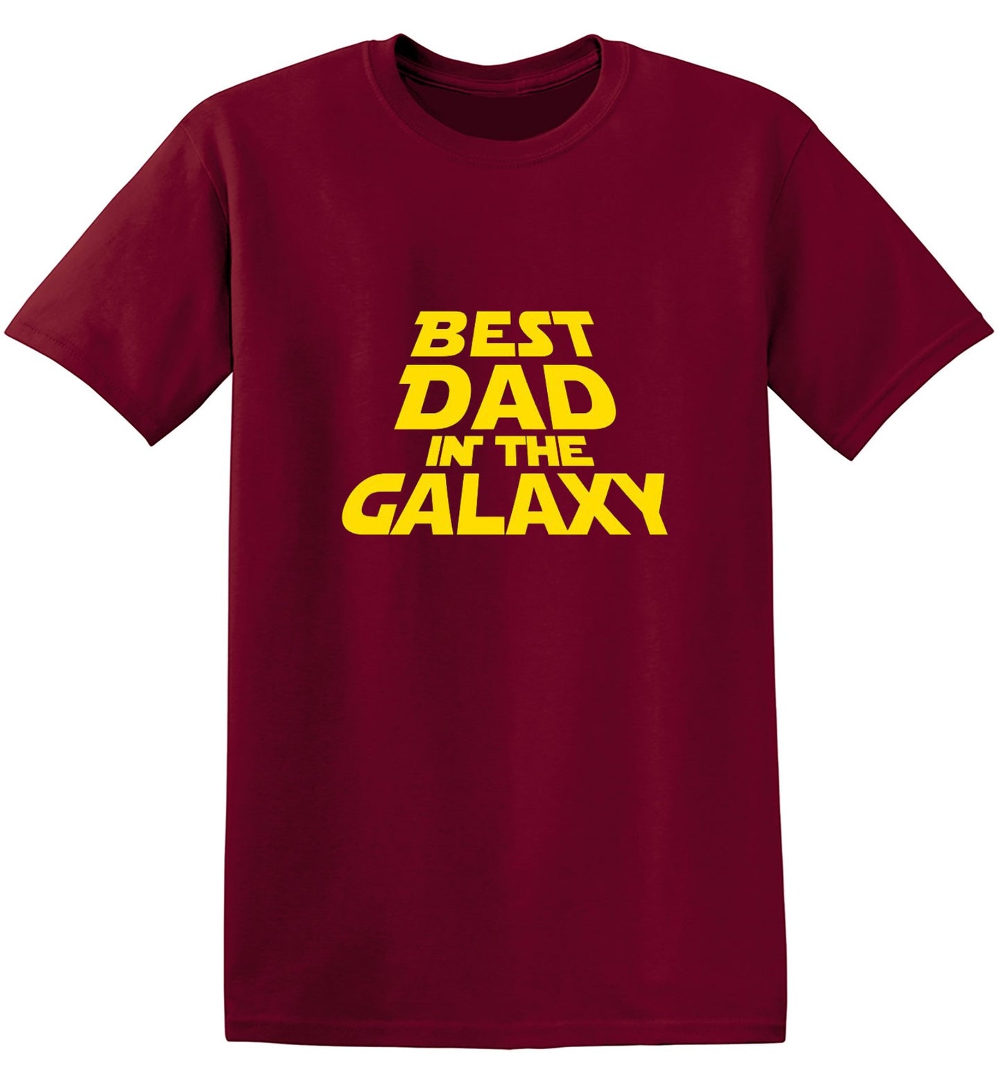 Funny T-Shirts design "Best Dad In The Galaxy T-Shirt - Ring Spun Tee"
