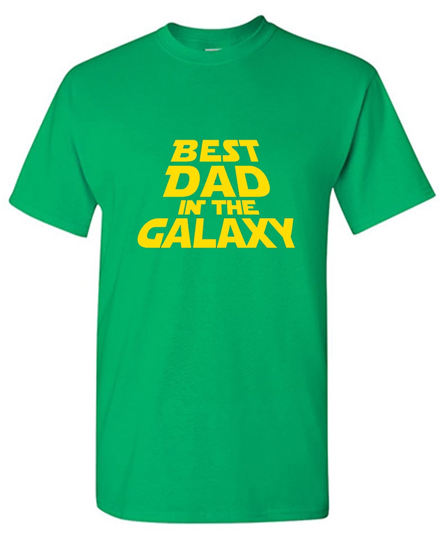 Funny T-Shirts design "Best Dad In The Galaxy T-Shirt - Ring Spun Tee"