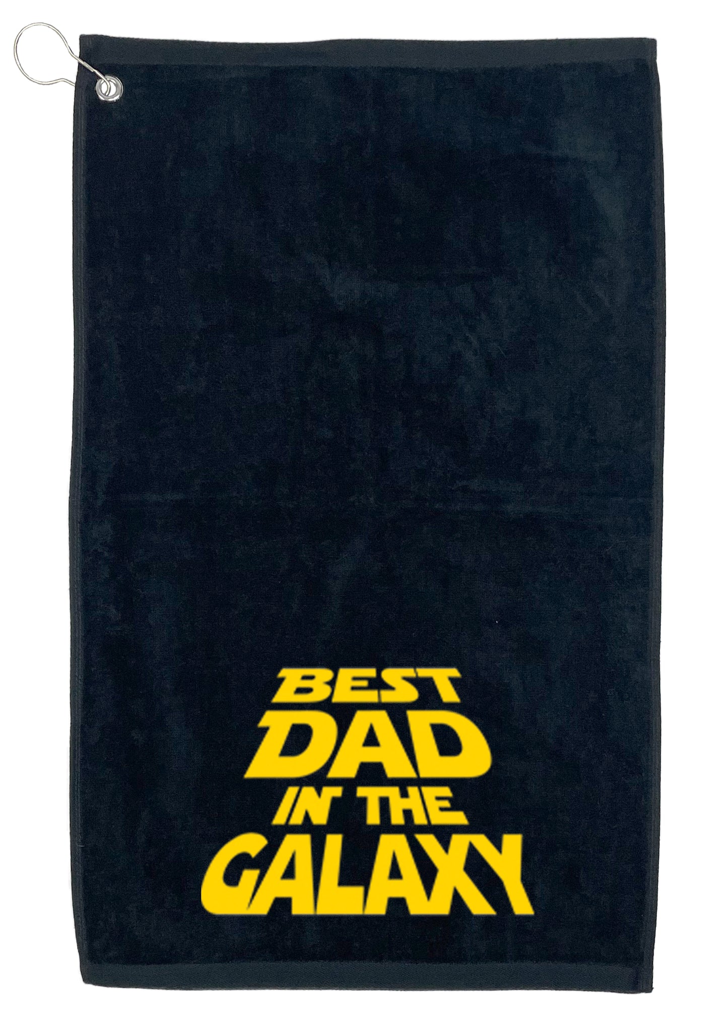 Best Dad In The Galaxy, Golf Towel - Funny T Shirts & Graphic Tees