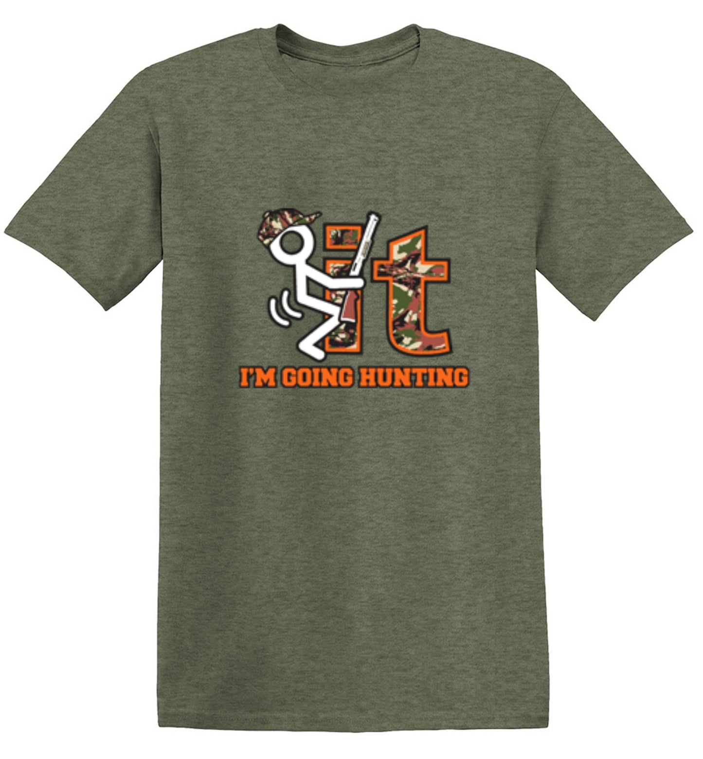 Funny T-Shirts design "F It Im Going Hunting T-Shirt"