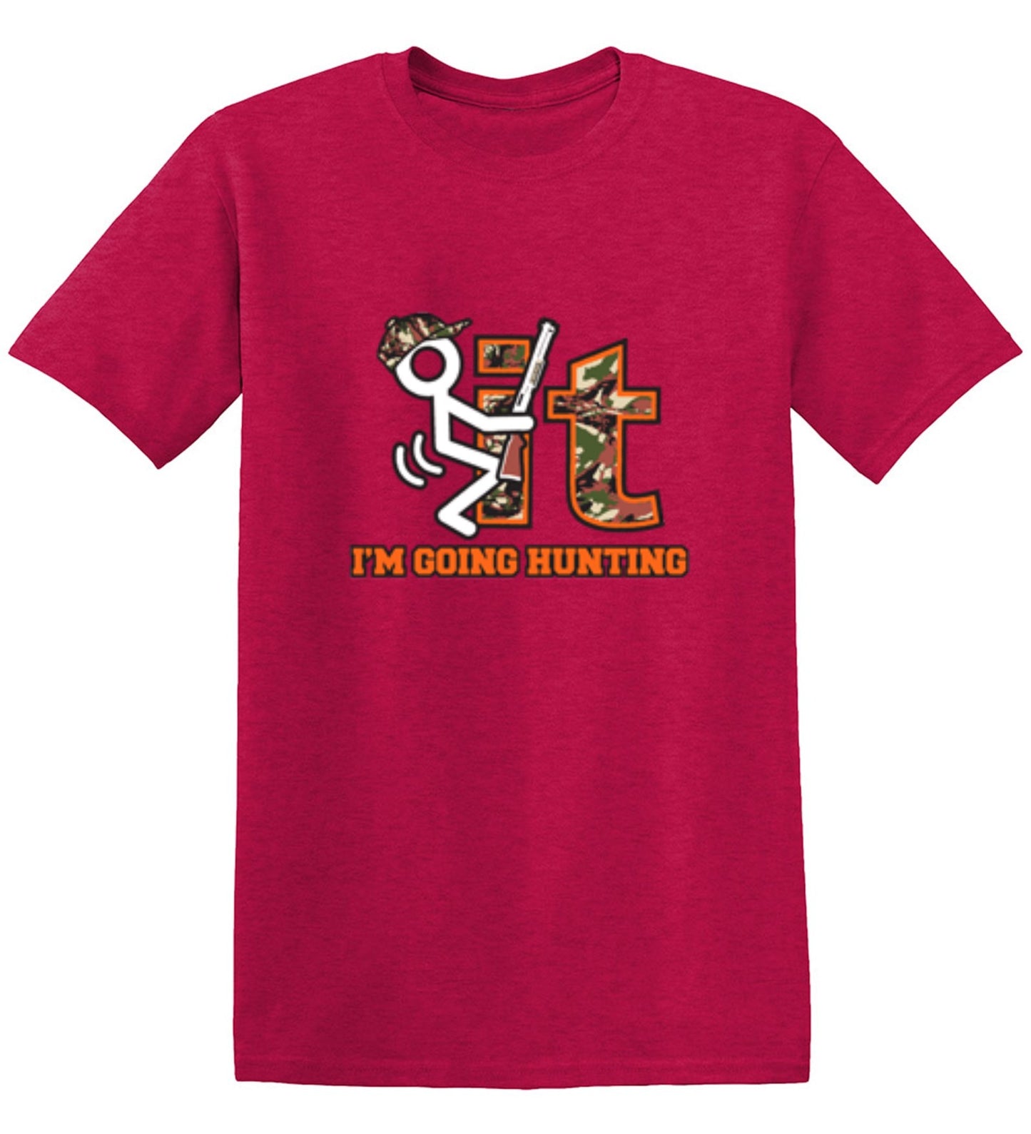 Funny T-Shirts design "F It Im Going Hunting T-Shirt"