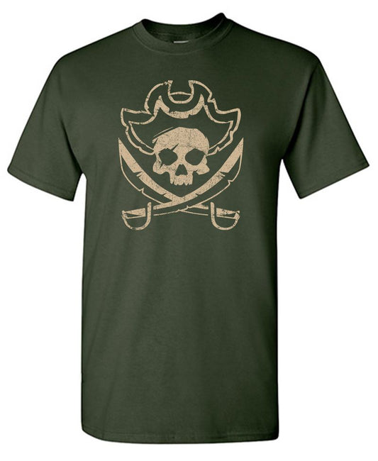 Skull with Scar Pirate t-shirt