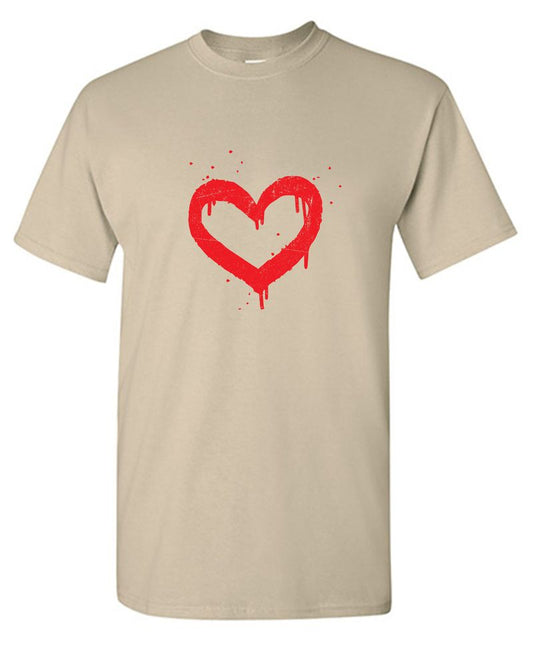 Heart Painted Valentines Day Shirt