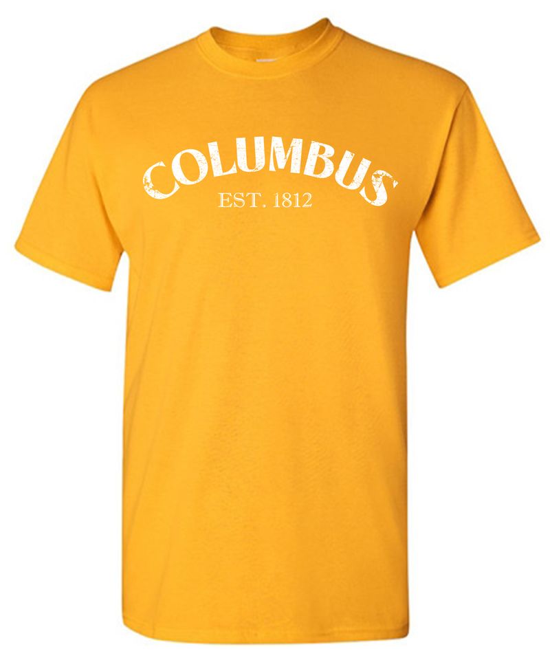 Funny T-Shirts design "Columbus Est. 1812 T-Shirt"