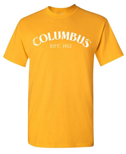 Funny T-Shirts design "Columbus Est. 1812 T-Shirt"