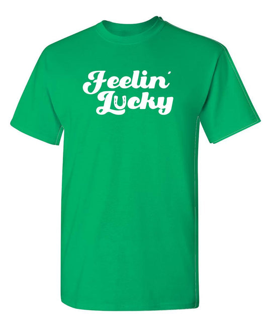 Funny T-Shirts design "LUCKY"