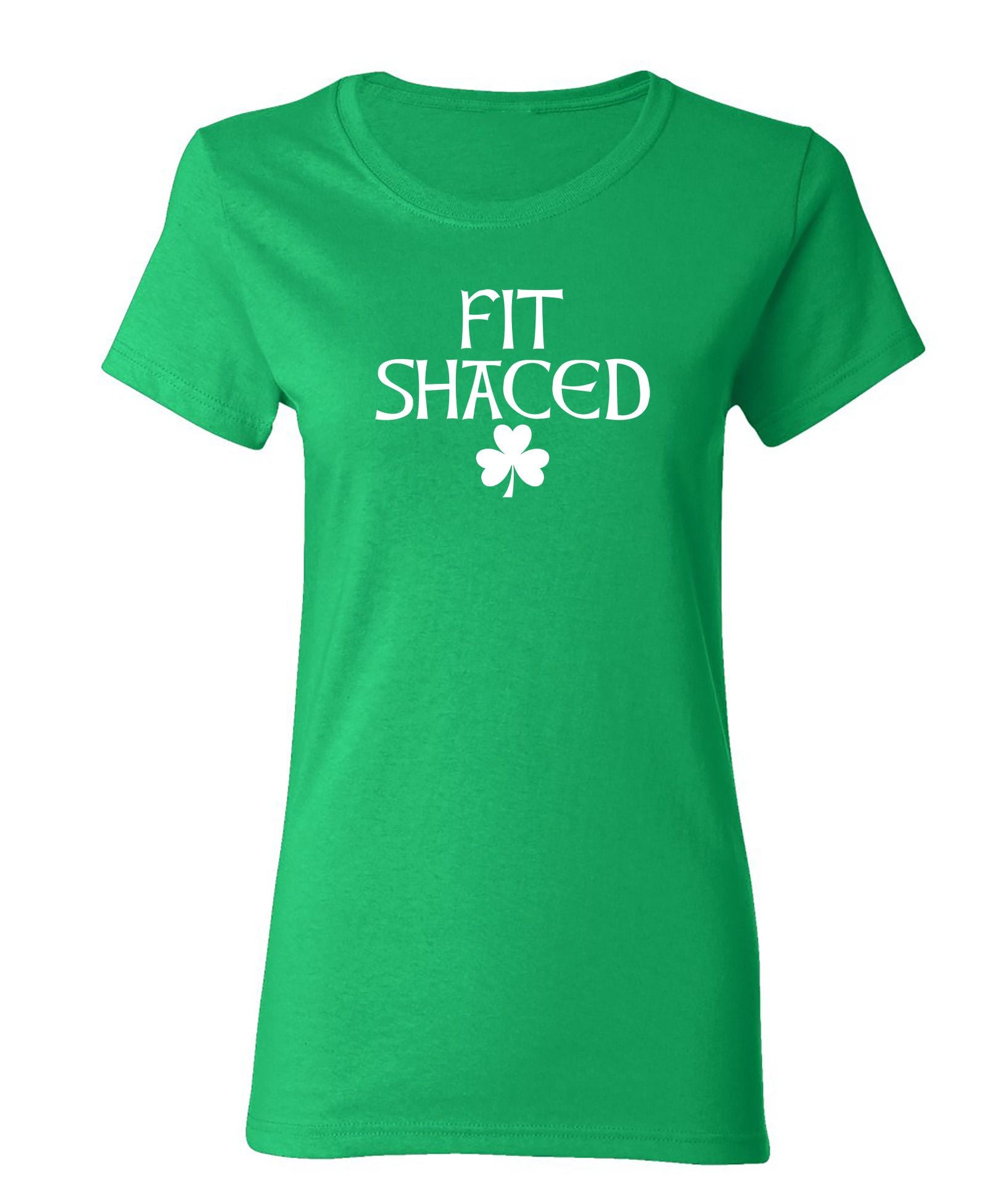Funny T-Shirts design "Fit Shaced St. Patrick's Day"