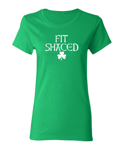 Funny T-Shirts design "Fit Shaced St. Patrick's Day"