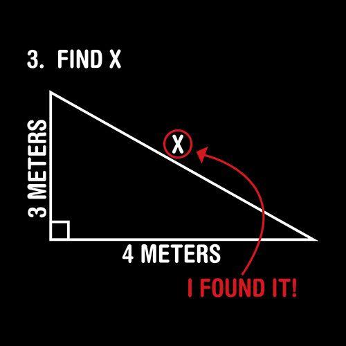 Funny T-Shirts design "Find X"