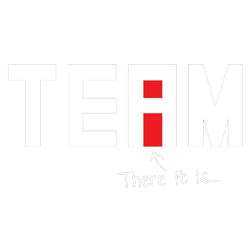 Funny T-Shirts design "I Found The "I" In Team T-Shirt"