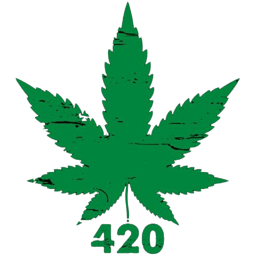 Funny T-Shirts design "420 Pot Leaf T-Shirt"