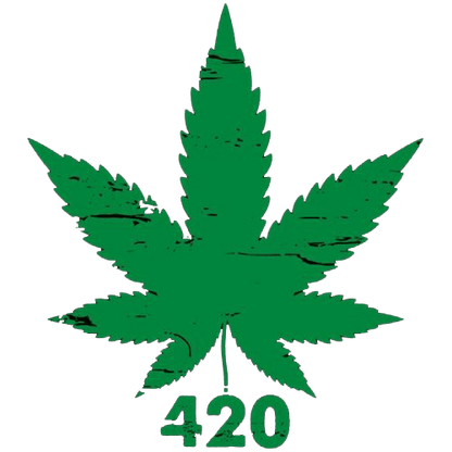 Funny T-Shirts design "420 Pot Leaf T-Shirt"