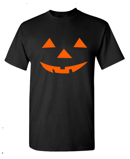 Triangle Pumpkin Emoticon - Funny T Shirts & Graphic Tees